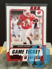 2021 Panini Contenders Draft Picks Game Ticket Red Foil #3 Russell Wilson